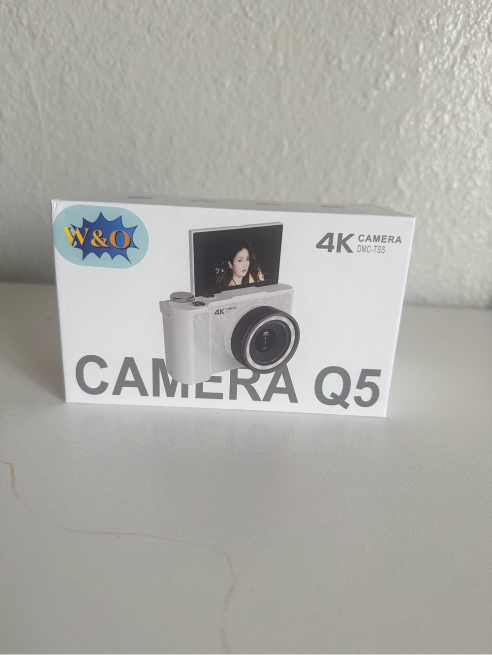 W & O 4K Digital Camera for Photography,Flip Screen Digital Camera for Kids